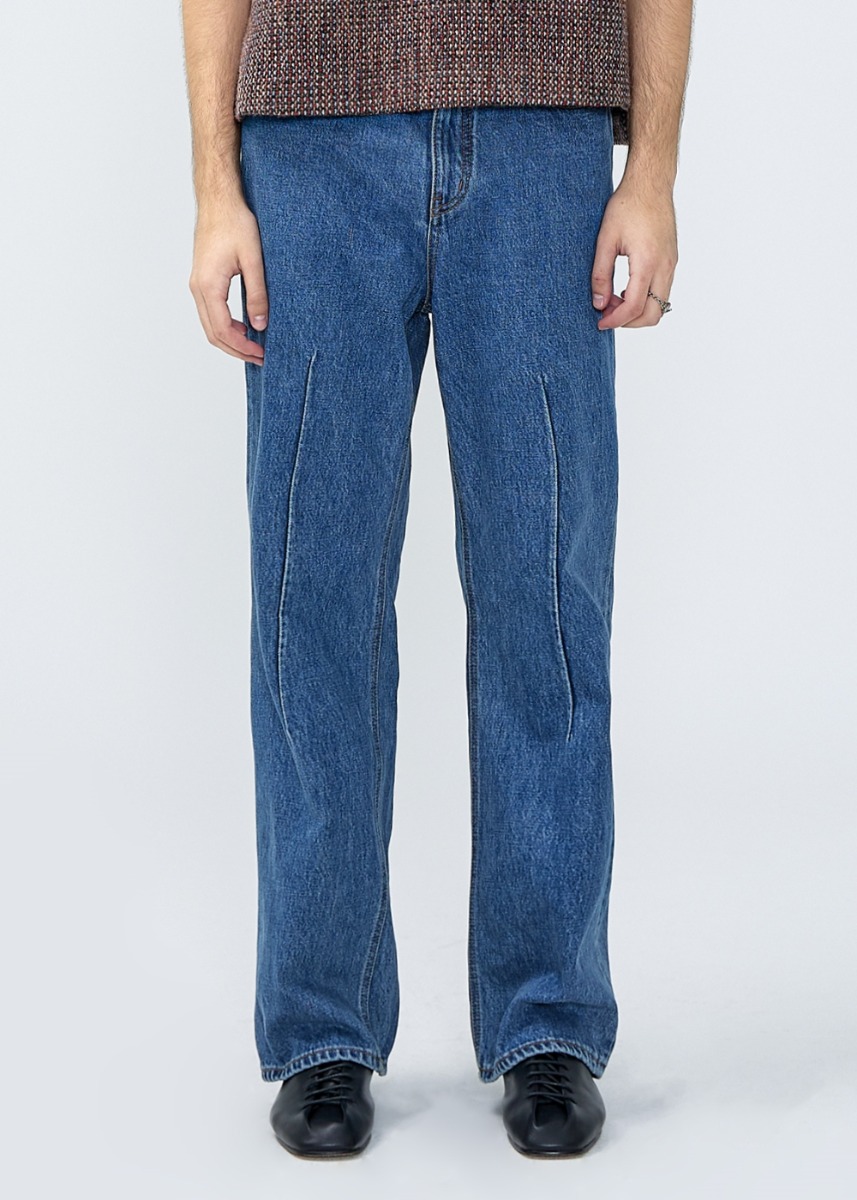 Comfy Wide Jeans - MEDIUM BLUE