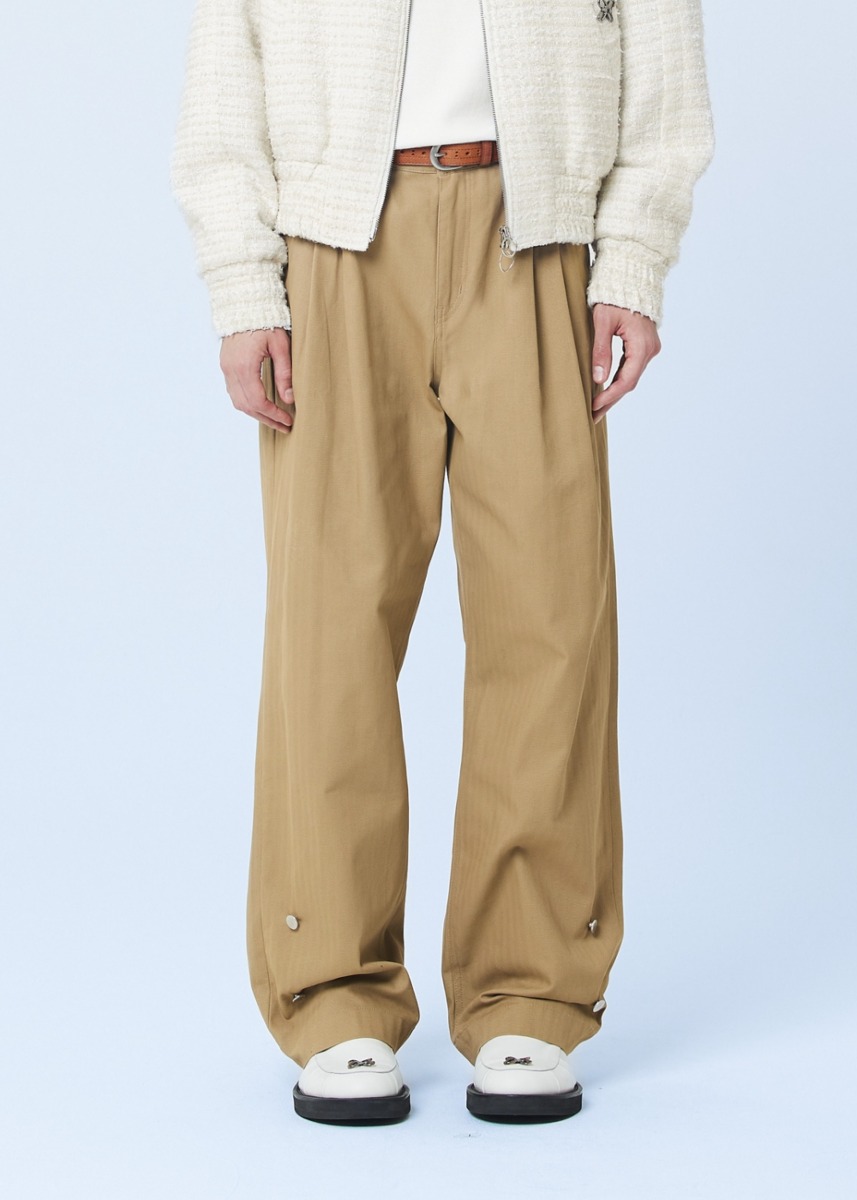 Kenton Woven Pants - BEIGE