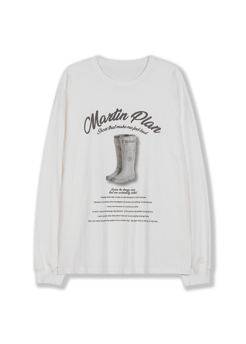 Sailor Boots Sleeve - WHITE