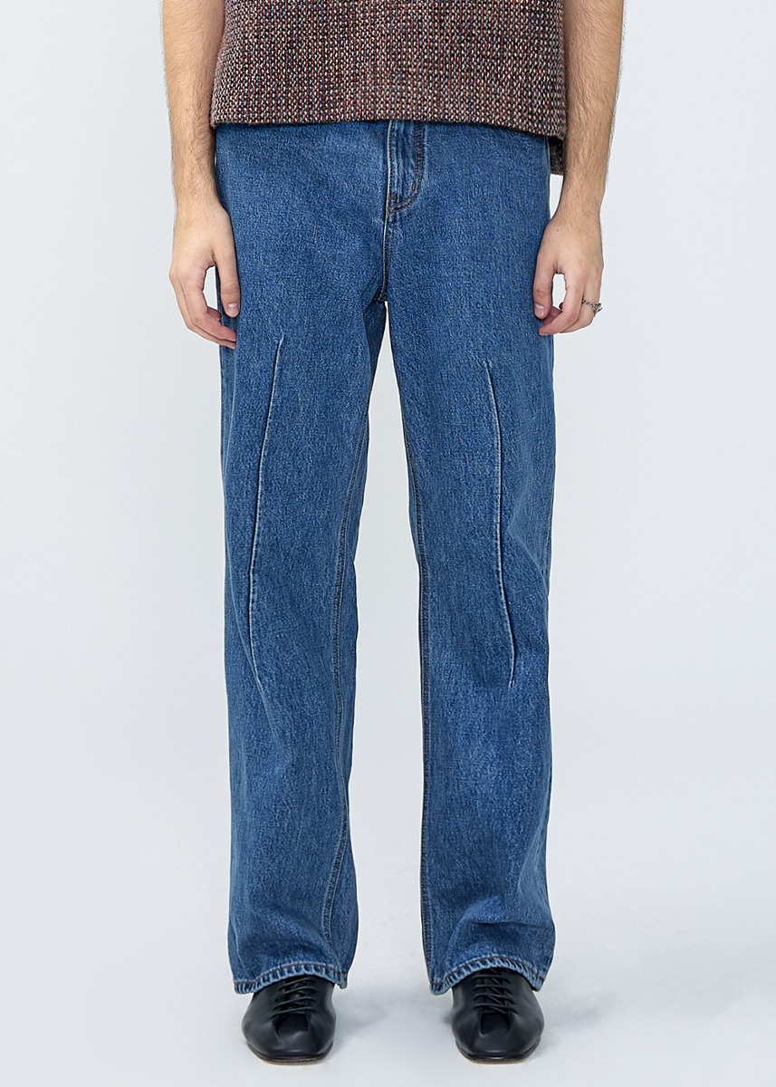 Comfy Wide Jeans - MEDIUM BLUE