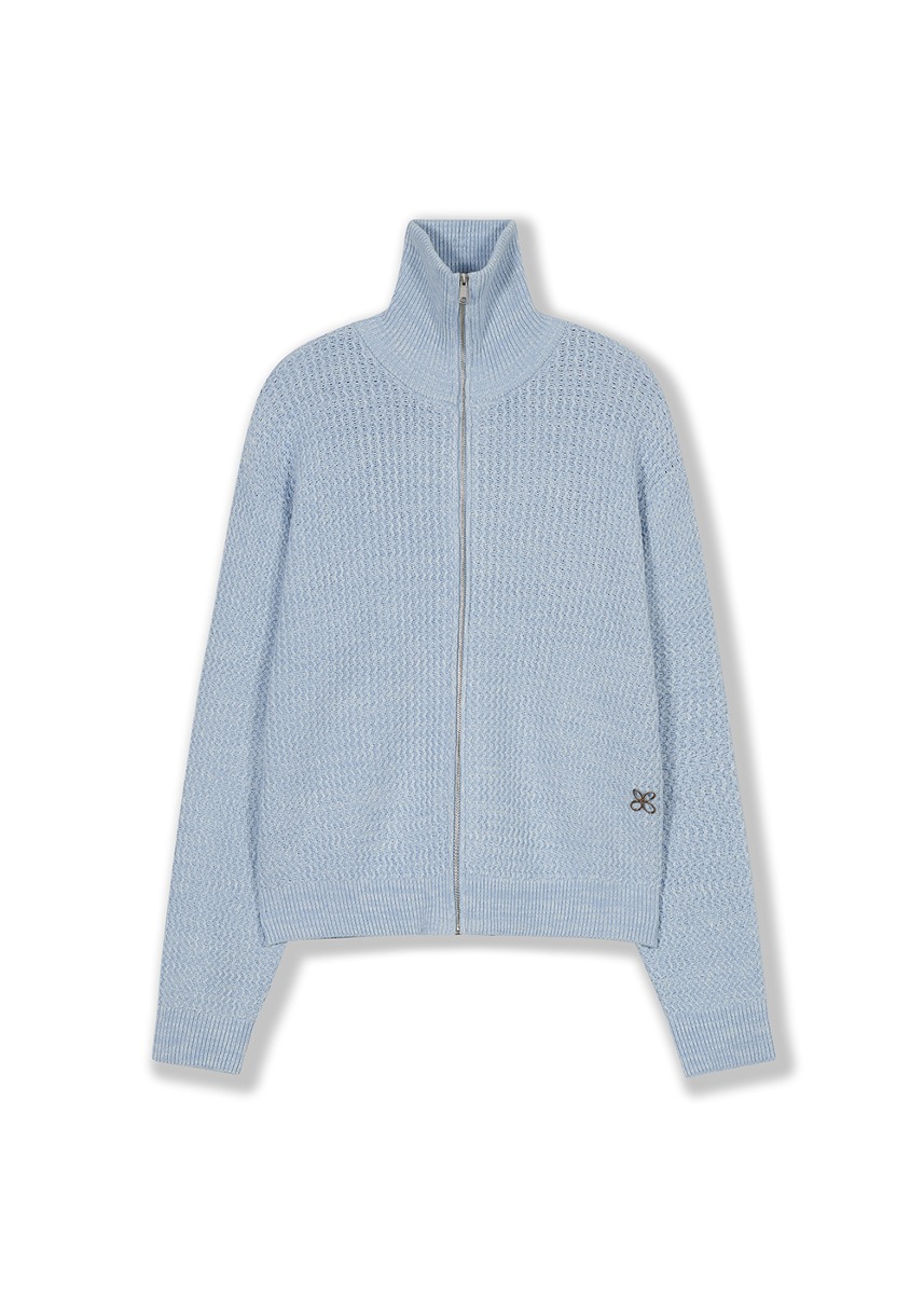 Tree Ring Mix Knit Pull up - S.BLUE