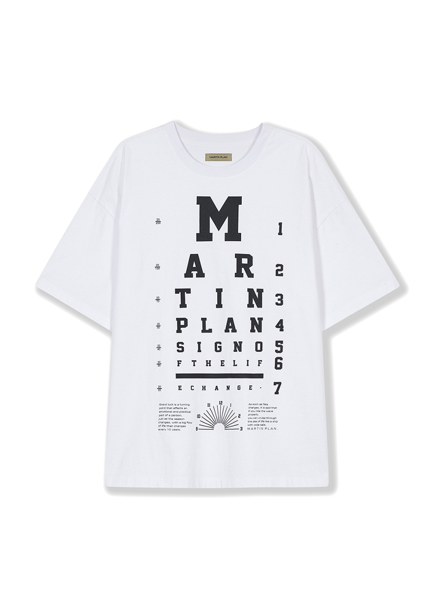 Martin Eyesight Half T - WHITE